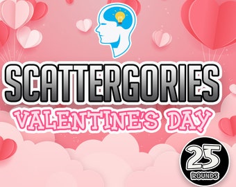 Scattergories Valentine's Day Game | VALENTINES DAY Game | PowerPoint Game | Party Game | Adult Party Game | Mac & PC