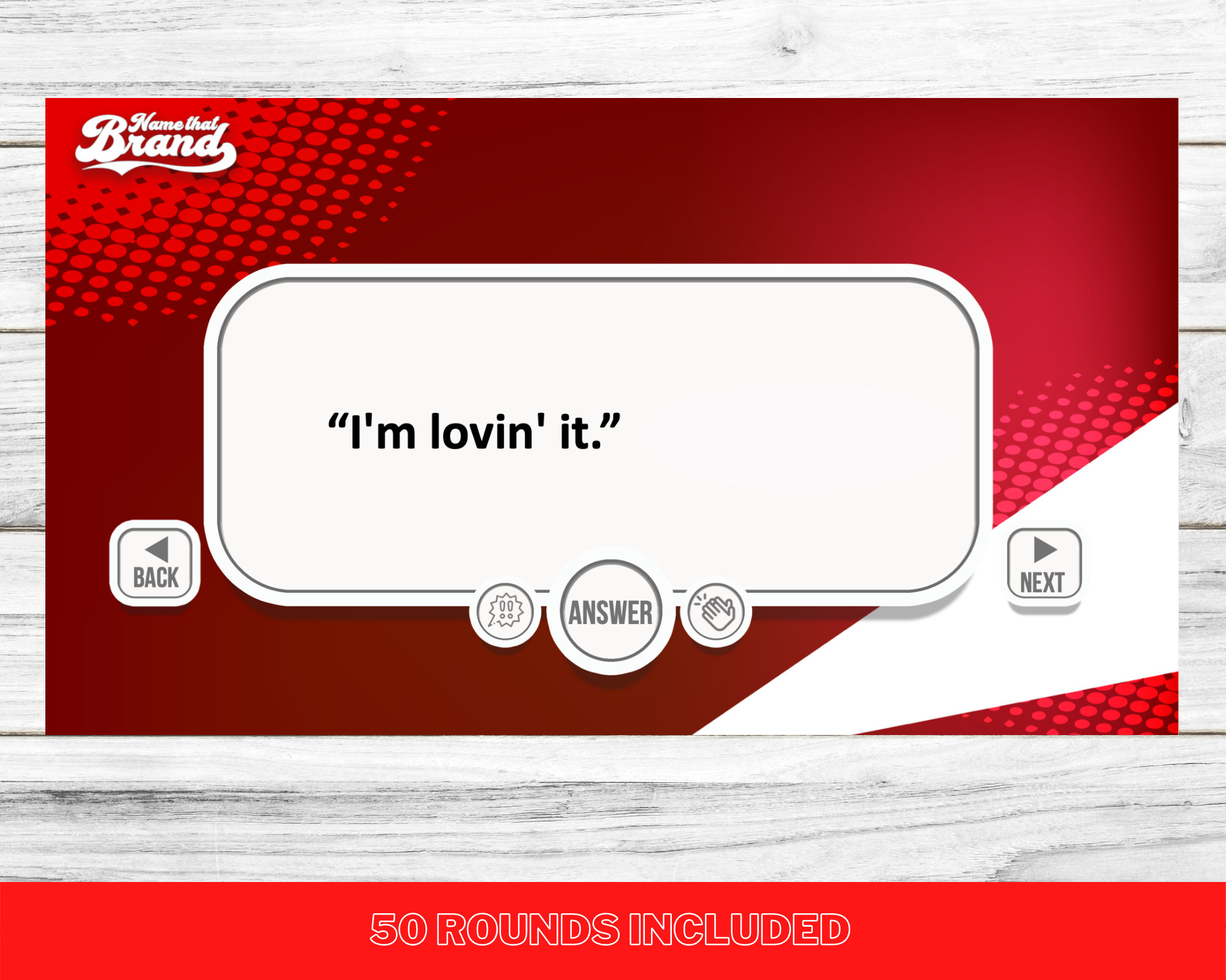 Name That Brand Slogan Edition Party Game Brand Quiz - Etsy