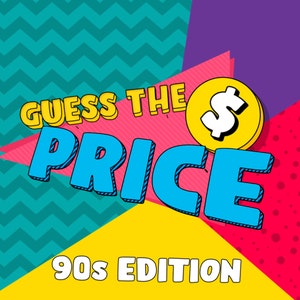 Guess The Price 90s Edition | Powerpoint Party Game | The Price Is Right | Games for Adults and Kids | Trivia Quiz Game | Zoom | Mac & PC