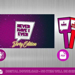 Never Have I Ever DIRTY Powerpoint Party Game Virtual Drinking Game Virtual Hen Do / Bachelorette Game Zoom Game Games for Adults image 9