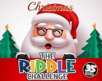 Riddle Quiz CHRISTMAS – 35 Riddles and Brain Teaser | PowerPoint Game | Game for Zoom | Party Game | Customizable Template | Mac & PC