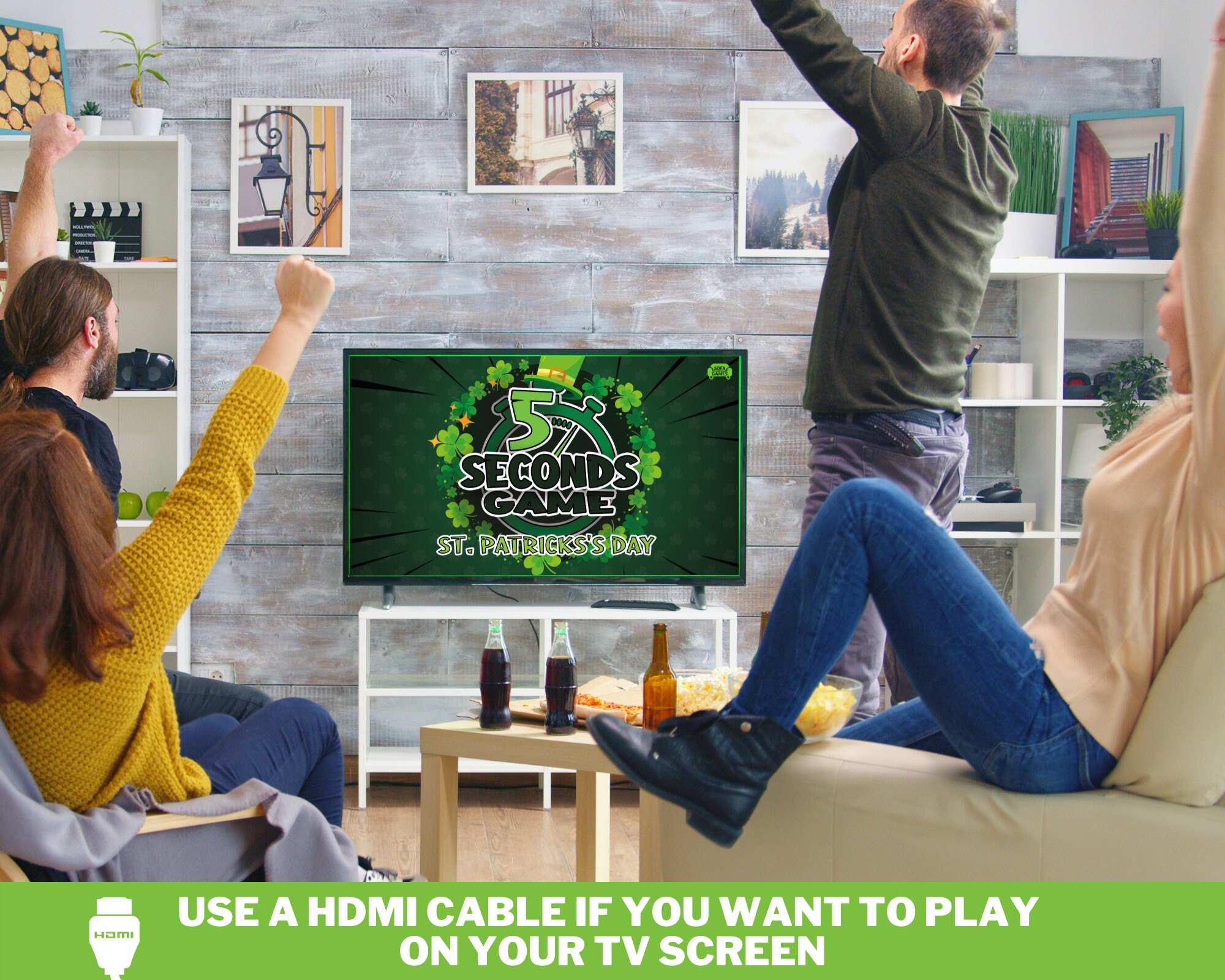 5 Seconds Game | St. Patrick’s Day | 5 Second Rule Game | Powerpoint ...