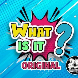 What is it? ORIGINAL | Picture Game | PowerPoint Game | Party Game | Family Party Game | Virtual Quiz Night | Zoom Game | Mac & PC