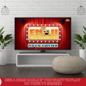 Emoji Challenge MOVIE EDITION Party Game Fun Virtual Quiz Perfect for Screenshare PowerPoint Game Zoom Party Emoji Quiz Mac & PC image 2