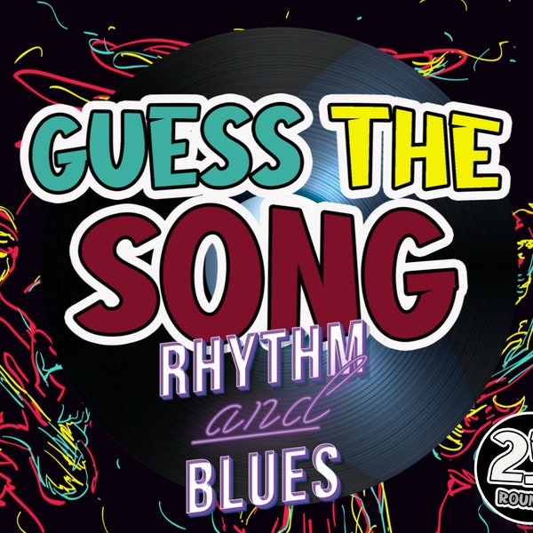 Errate das Lied RnB | Powerpoint-Spiel | Musik Quiz | Songtexte Spiel Rhythm and Blues | Songtitel | Errate die Melodie | Mac & PC