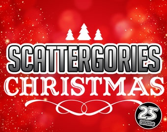 Scattergories CHRISTMAS Game | PowerPoint Game | Party Game | Family Party Game | Games For Kids | Mac & PC