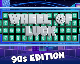 90s Wheel of Luck | Spin the Wheel Game | Spinning Wheel l Zoom PowerPoint Game | Ice Breaker Games for Team Building l PC & Mac