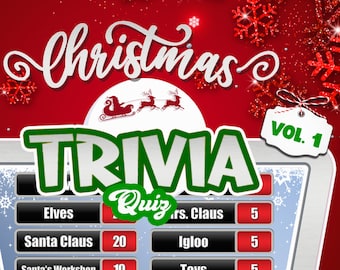 CHRISTMAS Trivia Quiz | Christmas Quiz | Party Game | Games for Christmas | Games for Zoom | PC & Mac