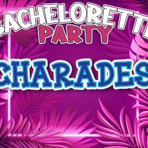 Charades Bachelorette Game PowerPoint Game Party Game Family Party Game Lockdown Game Games For Kids Mac & PC image 1