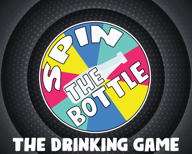 Spin the Bottle DRINKING EDITION Virtual Drinking Game Powerpoint Game Zoom Game Game for Adults