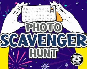 Photo Scavenger Hunt | PowerPoint Game | Party Game | Family Party Game | Birthday Game | Selfie Challenge | Games For Kids | Mac & PC