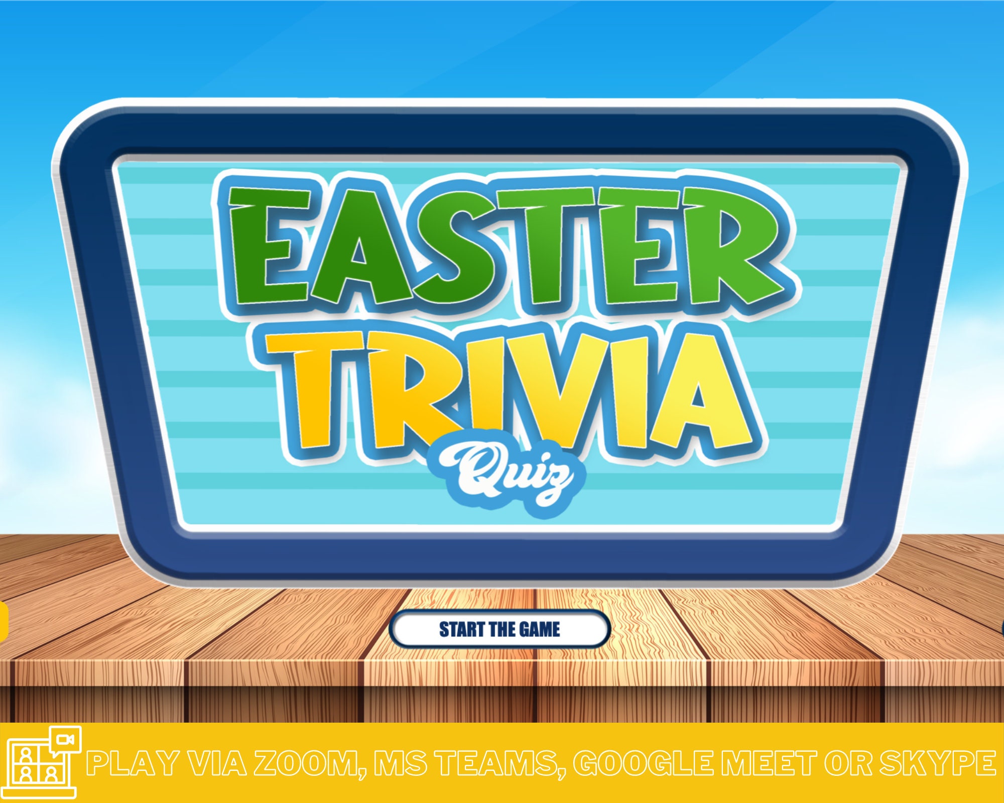 Easter Trivia Quiz Easter Quiz Easter Party Game Games for Easter