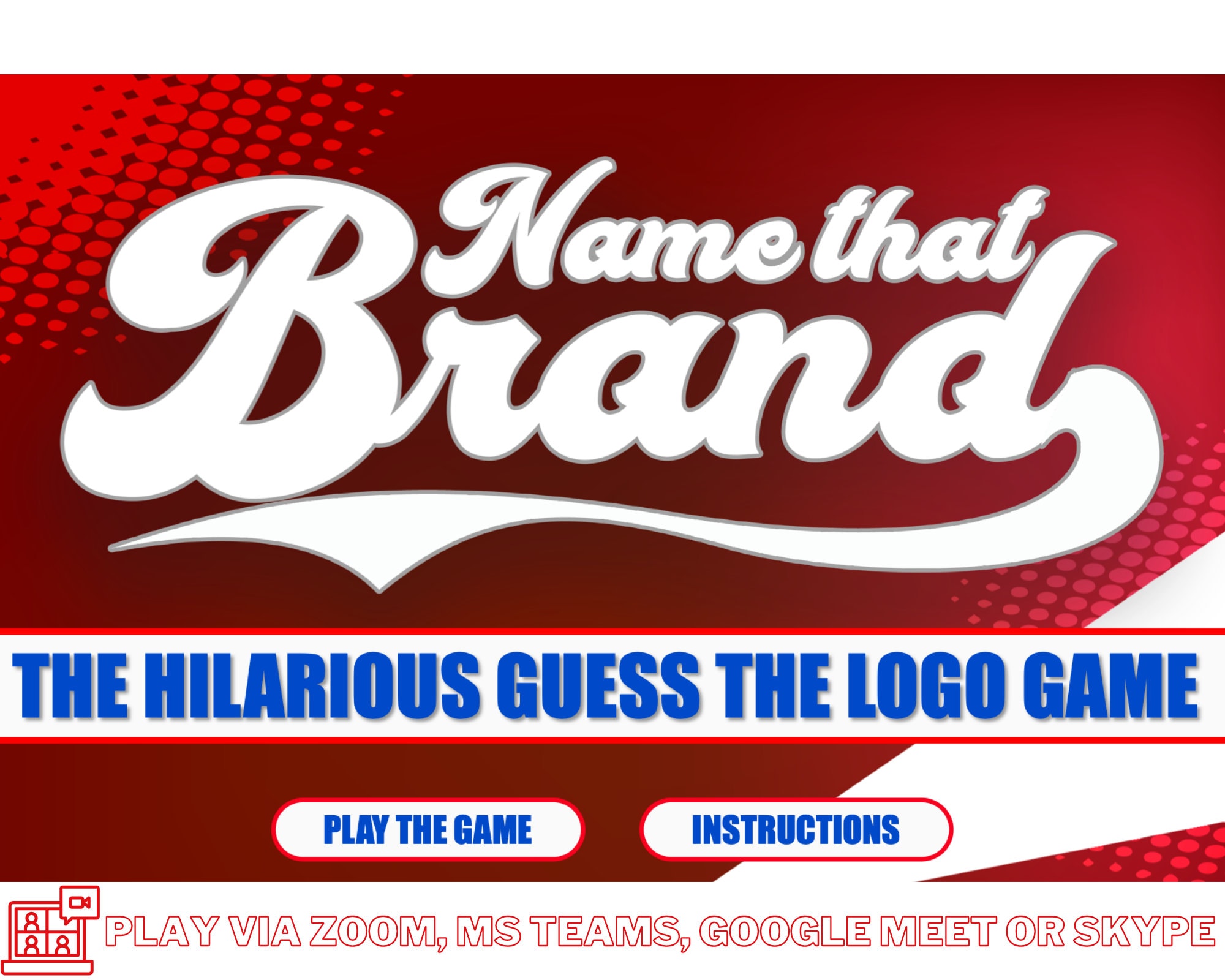 Name That Brand – Slogan Edition | Party Game | Brand Quiz | Powerpoint ...