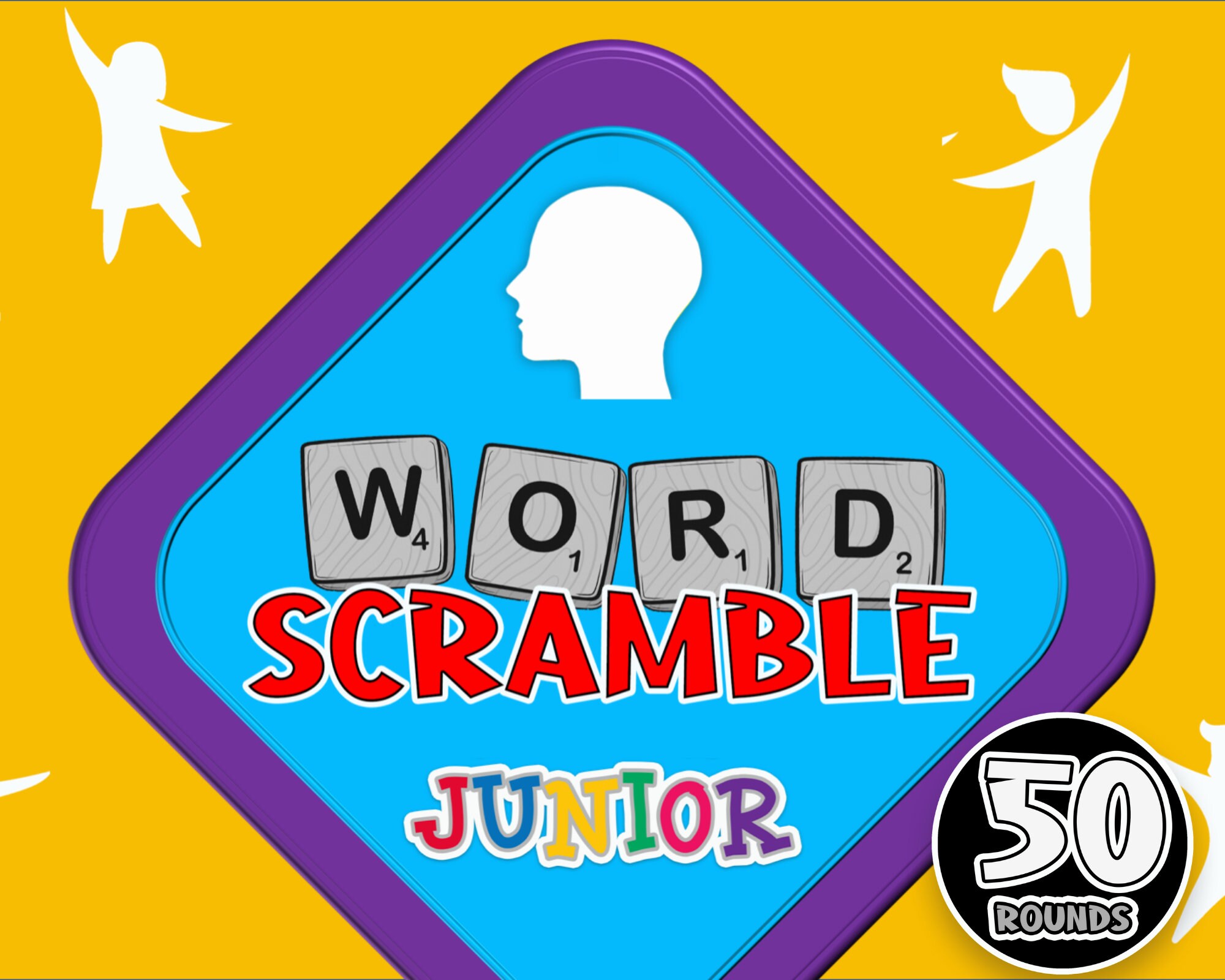 Word Scramble JUNIOR Jumble Anagram Game Powerpoint Game - Etsy