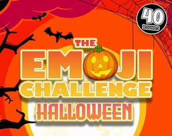 Emoji Challenge HALLOWEEN | Party Game | Fun Virtual Quiz Perfect for Screenshare | PowerPoint Game | Zoom Party | Emoji Quiz | Mac & PC