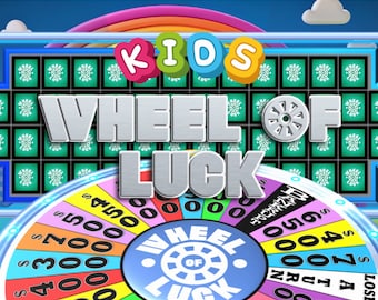 Kids Wheel of Luck | Spin the Wheel Game | Spinning Wheel l Zoom PowerPoint Game | Kids Game I Family Game I Birthday Game l PC & Mac