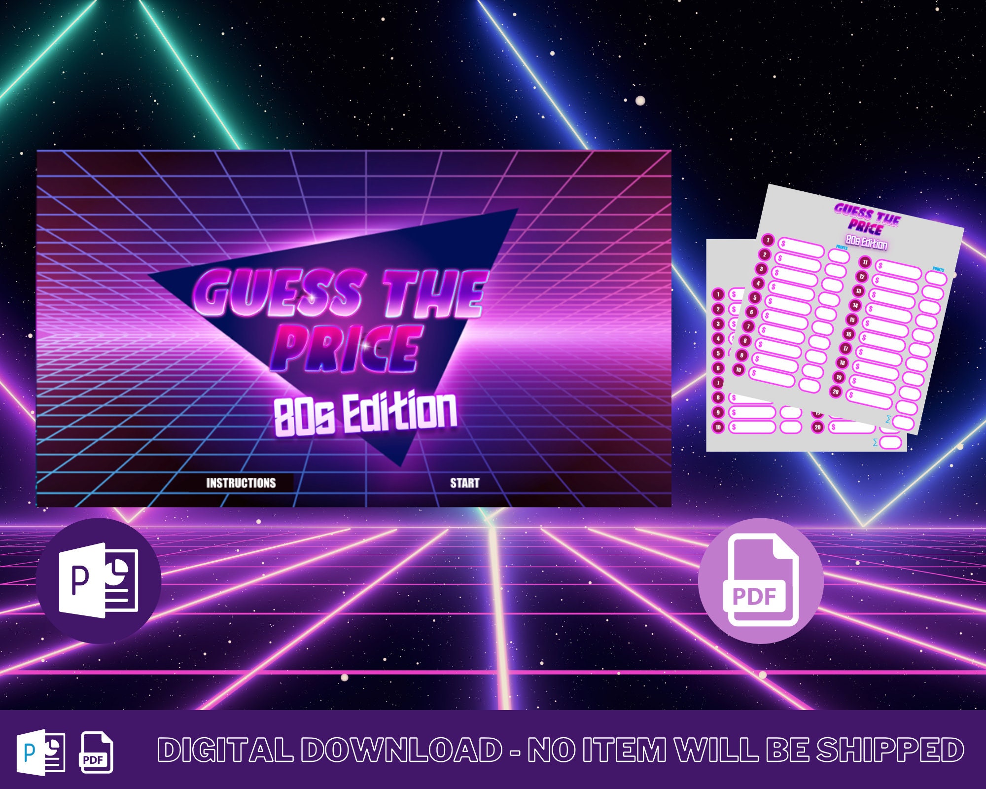 Guess the Price 80s Edition | Powerpoint Party Game | the Price is ...
