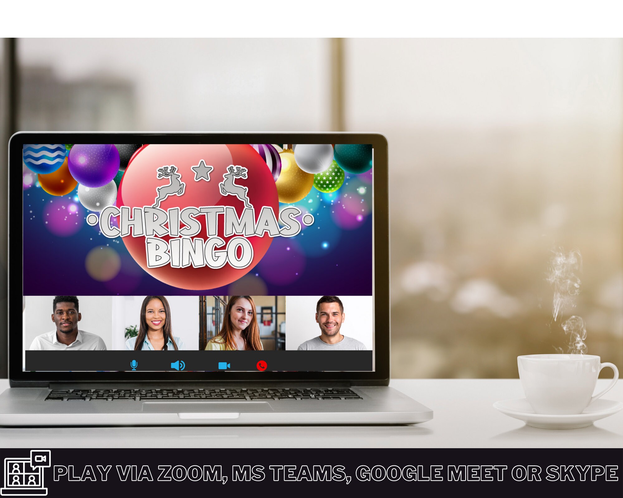 Christmas Bingo Game | Christmas Games | Bingo Party Games | Zoom Games ...