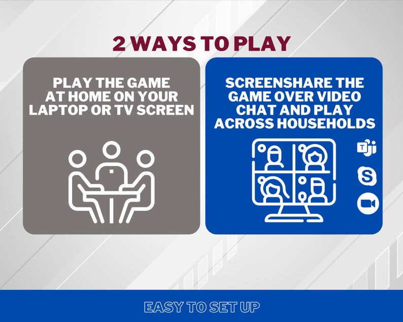 Jeoparty Game TEMPLATE Powerpoint Game Game for Zoom Jeopardy Game