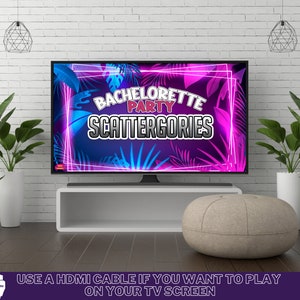 Scattergories Bachelorette Game Hen Party Game PowerPoint Game Party Game Adult Party Game Lockdown Game Mac & PC image 2