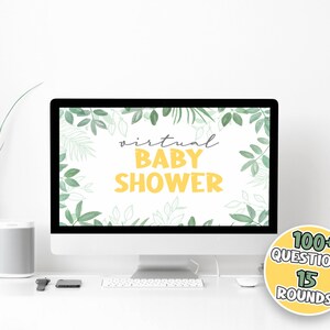 Baby Shower Party Game | Virtual Game | PowerPoint Game | Zoom Party | Family Party Trivia | 15 Games in 1 | Mac & PC