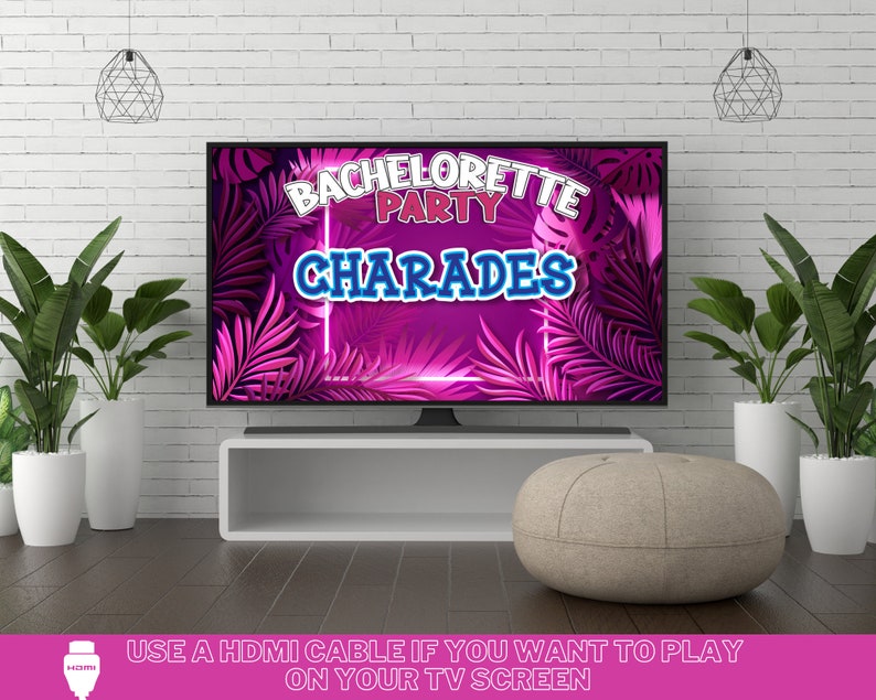 Charades Bachelorette Game PowerPoint Game Party Game Family Party Game Lockdown Game Games For Kids Mac & PC image 2
