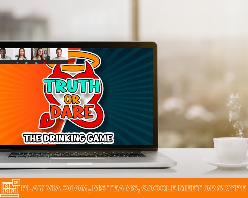 Truth or Dare Drinking Game Virtual Party Game Virtual Drink If Games