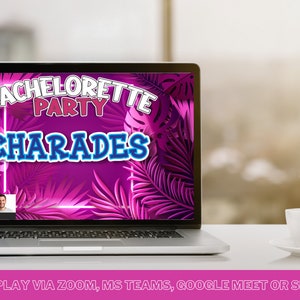 Charades Bachelorette Game PowerPoint Game Party Game Family Party Game Lockdown Game Games For Kids Mac & PC image 3