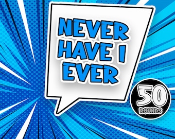 Never Have I Ever | PowerPoint Party Game | Virtual Drinking Game | Zoom Game | Virtual Family Game  | Games for Adults | Drink If Game