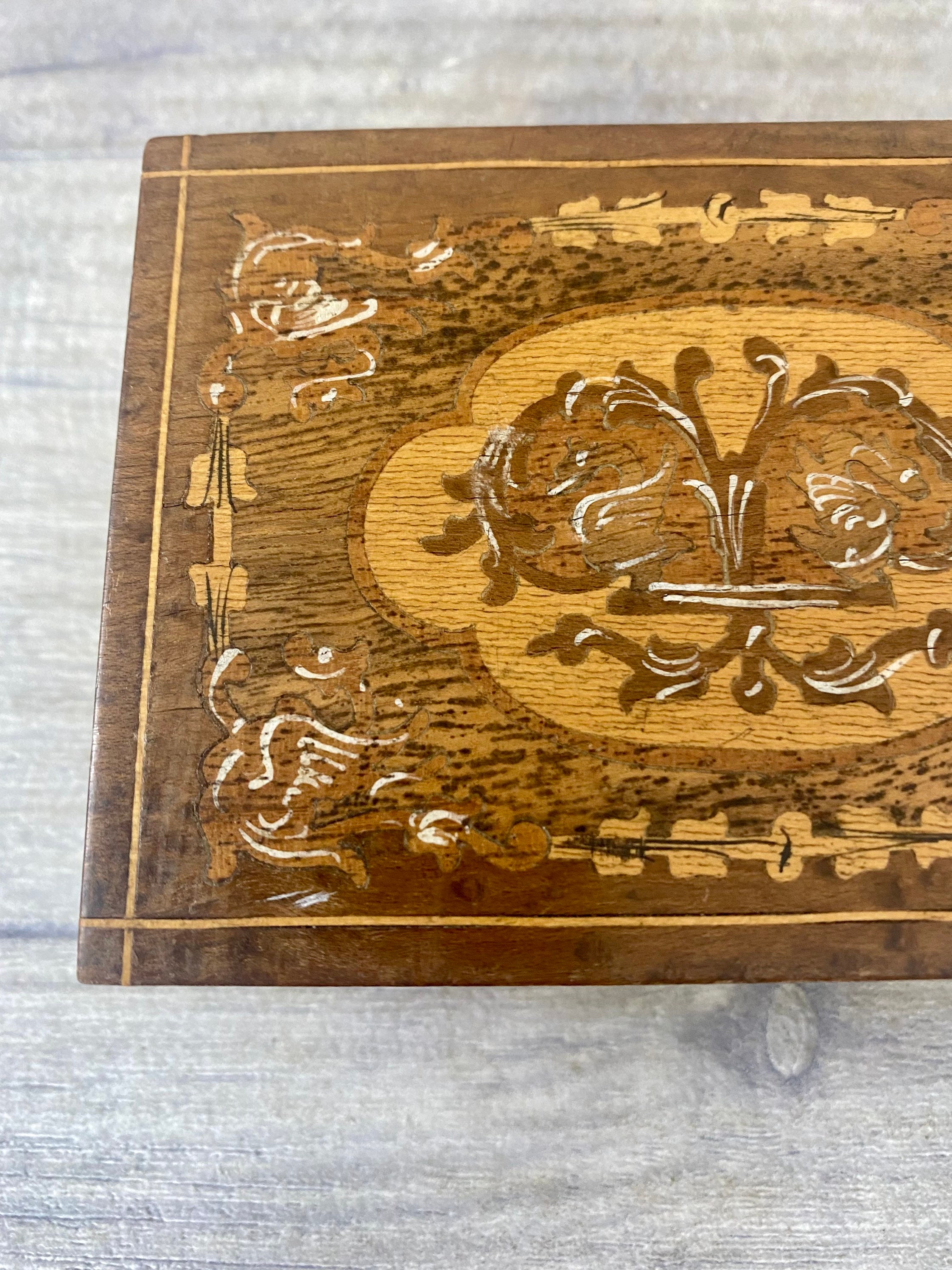 ❁ハンドメイドになります❁ Antique Art Tray Box 【公式通販】