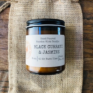Scented Candle- Black Currant & Jasmine