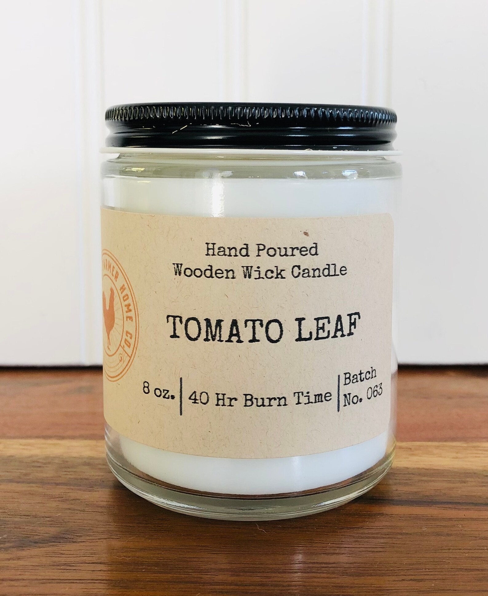 Scented Candle Tomato Leaf 8oz Etsy