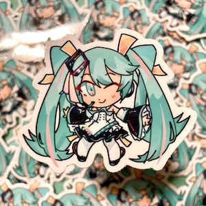 Hatsune Miku 2.5&quot; Vinyl Sticker | Vocaloid | Anime | Miku Expo