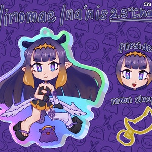 Ninomae Ina&#39;nis 2.5&quot; Acrylic Charm | Hololive | VTuber