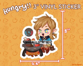 Link Breath of the Wild 3" Sticker | BOTW