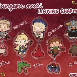 PREORDER: Dungeon Meshi Acrylic Linking Charms | Delicious in Dungeon (+P/O BONUS)