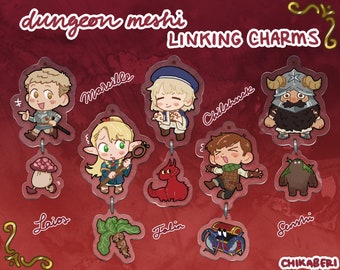 PREORDER: Dungeon Meshi Acrylic Linking Charms | Delicious in Dungeon (+P/O BONUS)