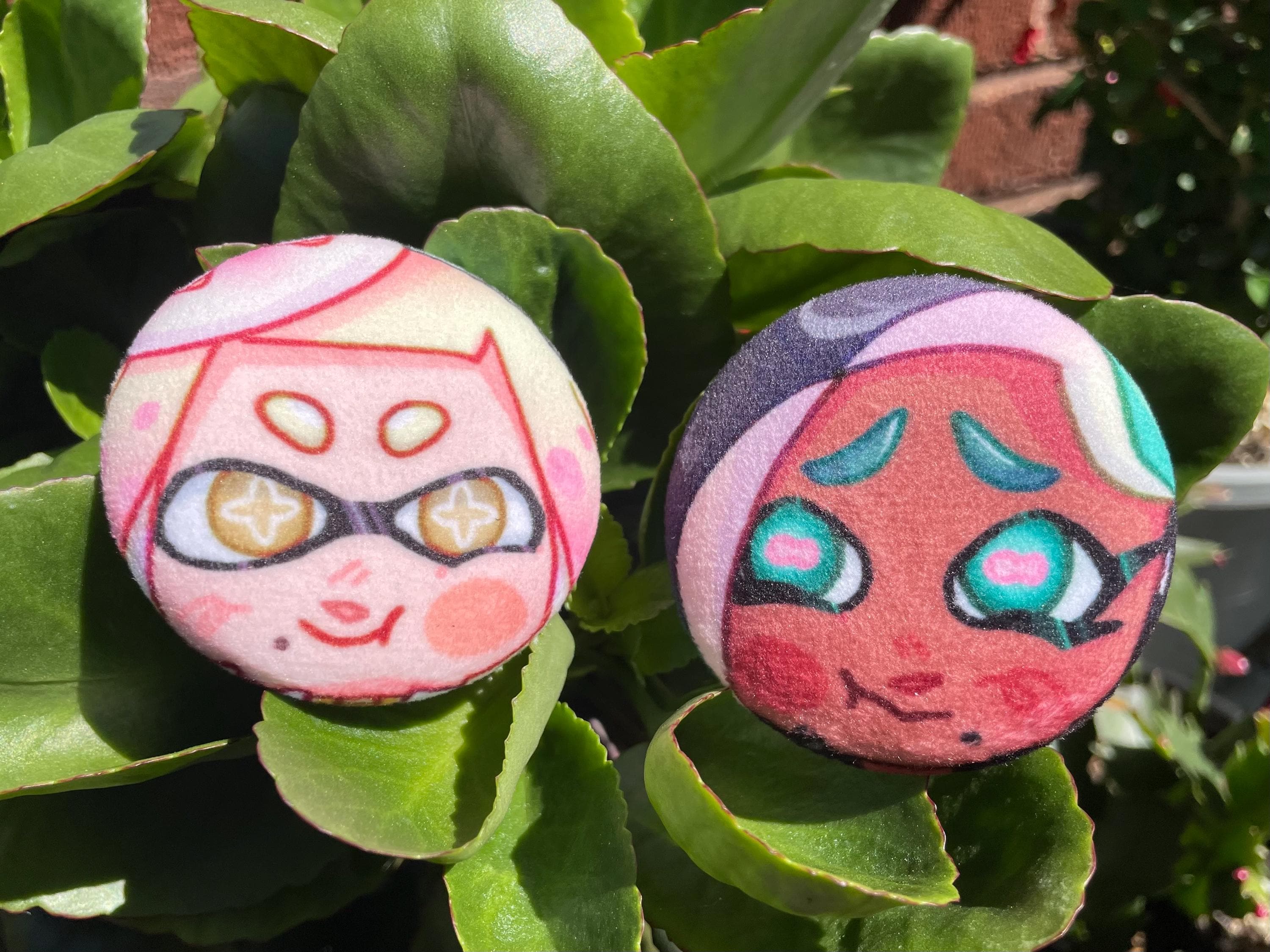 Splatoon Pearl/marina 2.25" Squishy Buttons | off the Hook - Etsy Australia