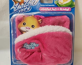 Zhu Zhu Pets Hamster Bed  Blanket Pink New In Package Ages 4+ Free Shipping