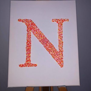 Carta personalizada - Bordado de lona