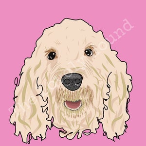 Benutzerdefinierte Pet Portrait (A4 Druck)