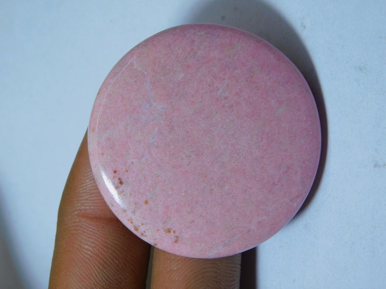 Semi Precious Handcraft Loose Stone For Jewelry Making Top Royal Natural Thulite Cabochon 120Ct 42 X 42 mm #118 Amazing Thulite Gemstone