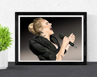 Adele Art Print | Adele Print | Adele Poster | Adele Art