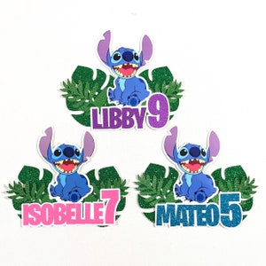 Stitch Cake Topper Free Personalisation Free Delivery Non Edible