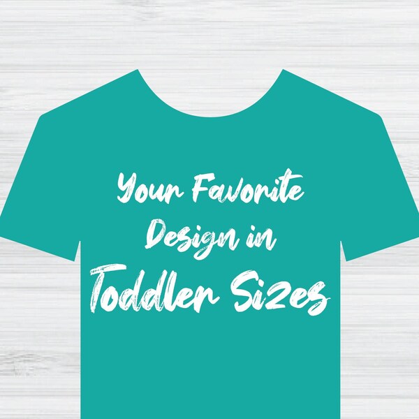 Make it Toddler Sized! / Disney Toddler Shirts / Disney Family Shirts / Disney Shirts