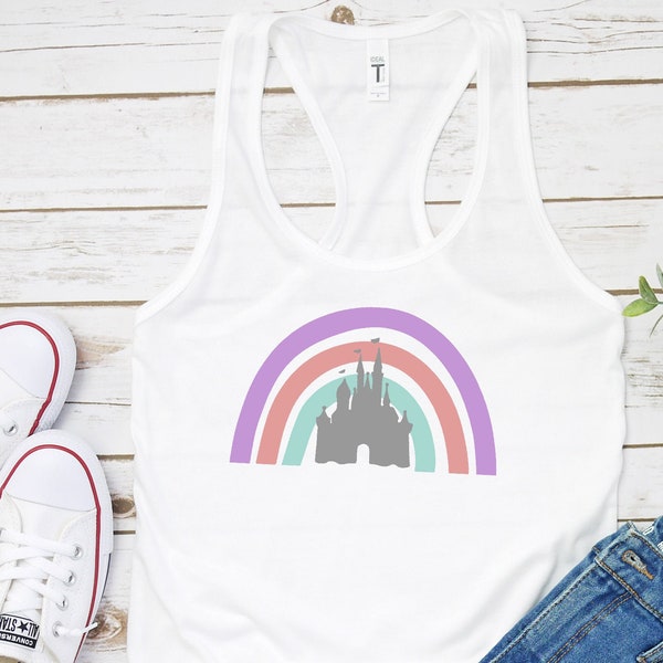 Disney Tank Top, Disney Castle Tank Top, Disney World Tank, Disneyland Tank, Disney Family Shirts