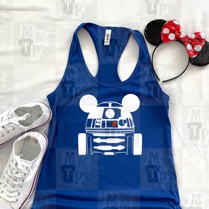 Star Wars Tank, R2D2 Tank, Disney Couples Shirts, Disney World Hollywood Studios, Galaxy&#39;s Edge Tank, Disney Tank Tops,