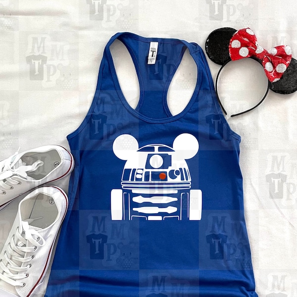 Star Wars Tank, R2D2 Tank, Disney Couples Shirts, Disney World Hollywood Studios, Galaxy's Edge Tank, Disney Tank Tops,