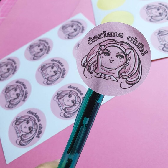 Personalized Sticker Bulk Order Business Stickers Cute Big Etsy UK