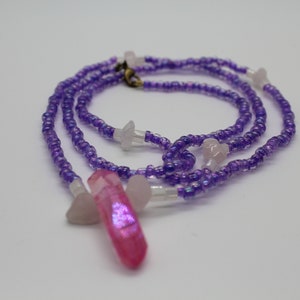 Femi Brand | Waist Beads | Body Jewelry | Beaded Jewelry | Valentine&#39;s Gift for Her | Gift for Friend | Purple | 30 inches | Handmade